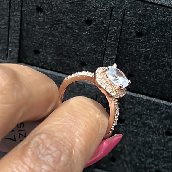 Rose gold colour ring - Picture 3 of 4